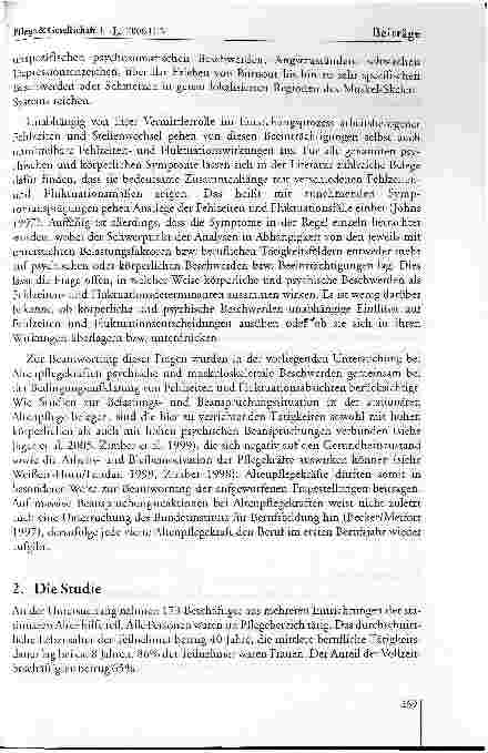 Vorschauseite 3: Zusammenhänge von körperlichen und psychischen Beeinträchtigungen mit Fehlzeiten und der Fluktuationsneigung bei Altenpflegekräften