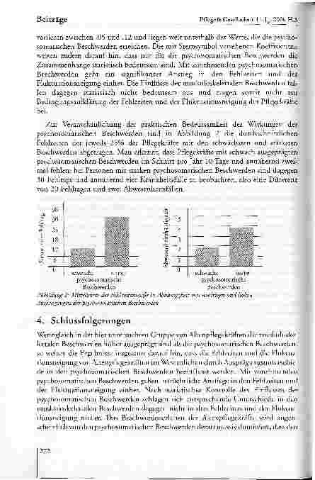 Vorschauseite 6: Zusammenhänge von körperlichen und psychischen Beeinträchtigungen mit Fehlzeiten und der Fluktuationsneigung bei Altenpflegekräften