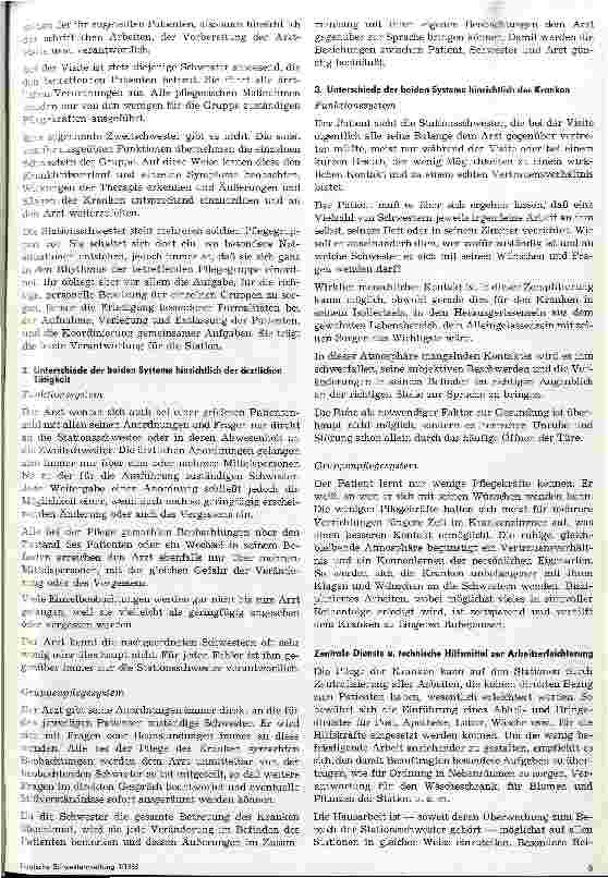 Vorschauseite 2: Gedanken zum Funktionsund Gruppenpflegesystem