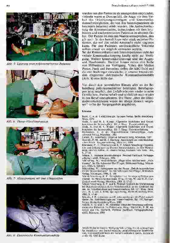 Vorschauseite 4: Die Versorgung polytraumatisierter Patienten auf der Intensivstation