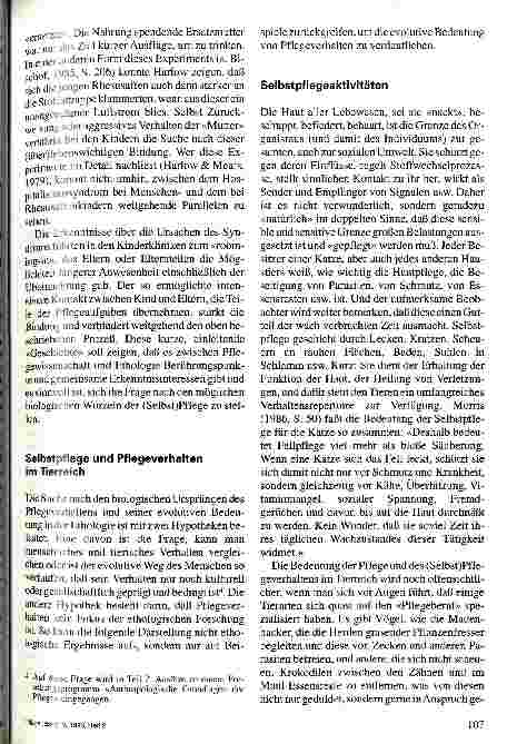 Vorschauseite 3: Auf der Suche nach den biologischen Wurzeln des Selbstpflegeund Pflegeverhaltens