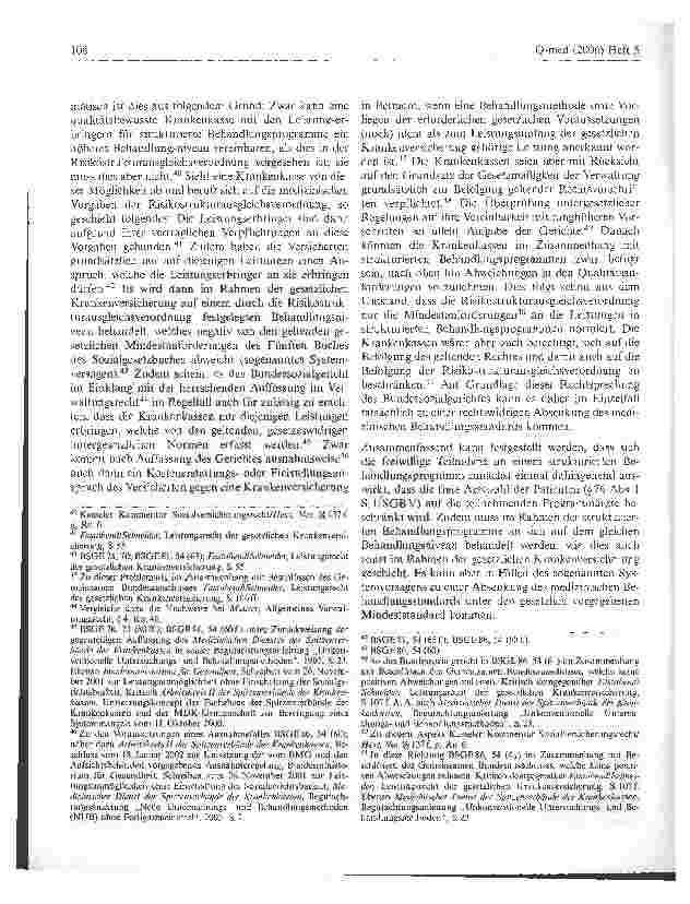 Vorschauseite 6: Haftung der Krankenkassen im Zusammenhang mit strukturierten Behandlungsprogrammen -Qualitative Anforderungen an die Aufklärung, Beratung und Information durch Krankenkassen