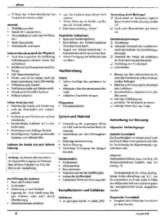 Vorschauseite 2: Hämodynamisches Monitoring und invasive Katheter (Teil II)