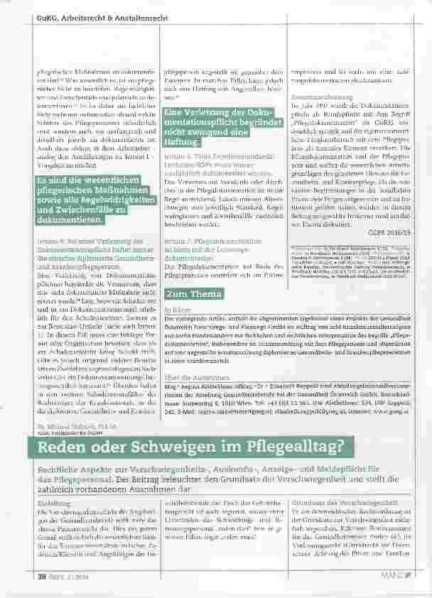 Vorschauseite 3: Pflegeprozess und Dokumentationspflicht