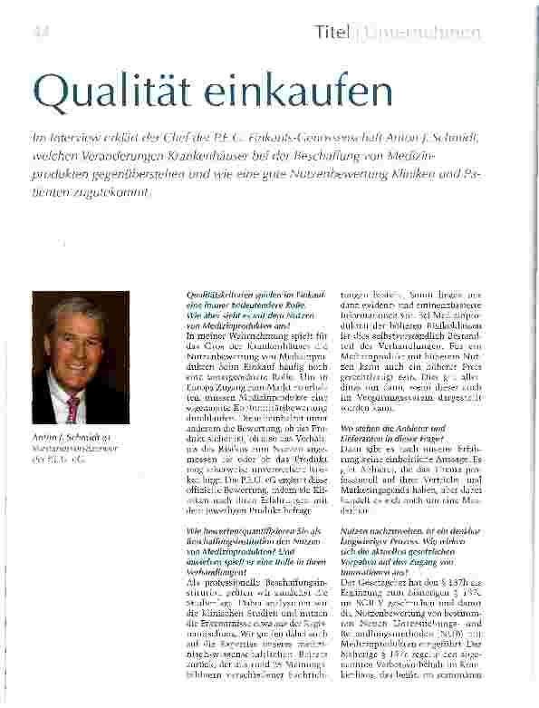 Vorschauseite 1: Qualität einkaufen