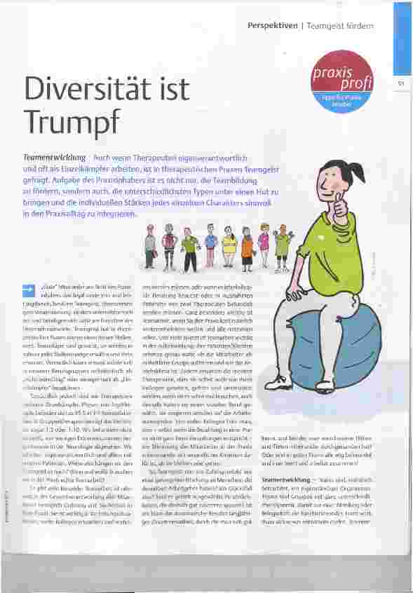 Vorschauseite 1: Diversität ist Trumpf