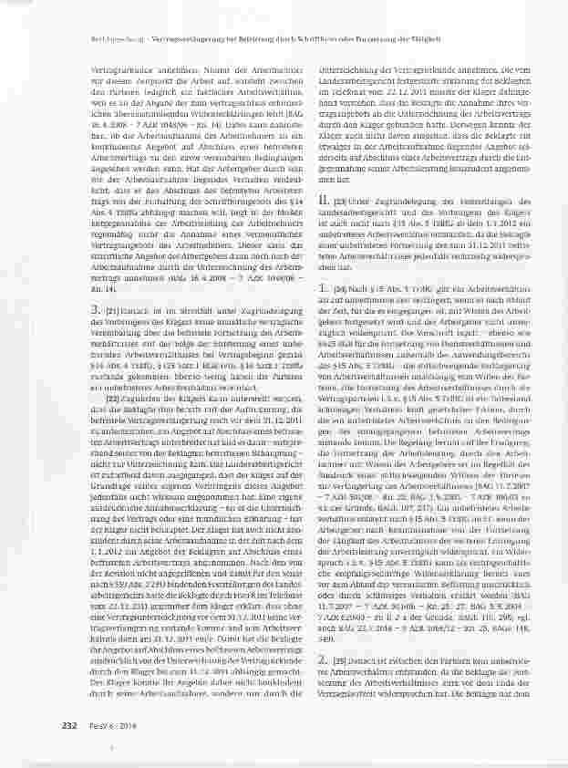 Vorschauseite 4: Vertragsverlängerung bei Befristung durch Schriftform oder Fortsetzung der Tätigkeit