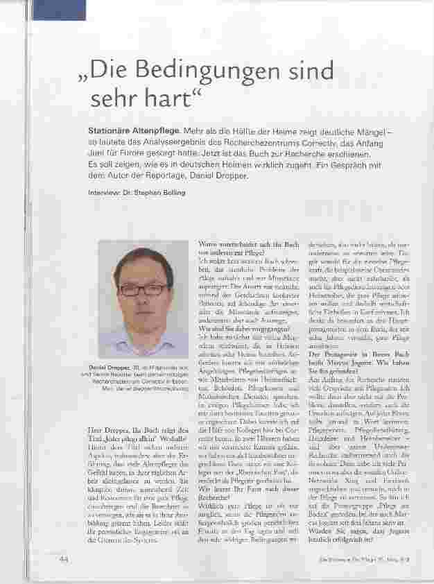 Vorschauseite 1: Die Bedingungen sind sehr hart