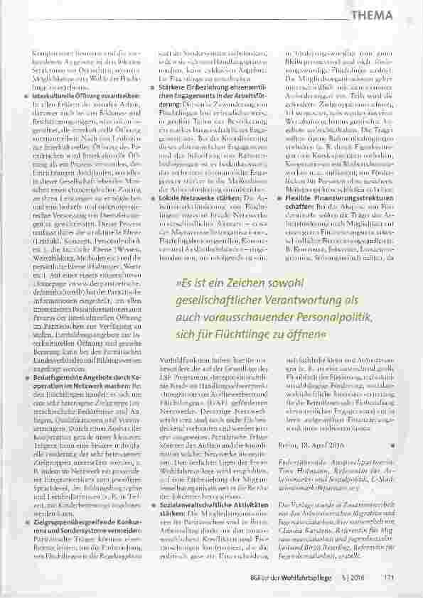 Vorschauseite 3: Die interkulturelle Öffnung vorantreiben Was soziale Organisationen tun können