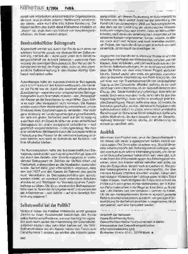 Vorschauseite 4: Coupd Etat gegen den Kassenstaat