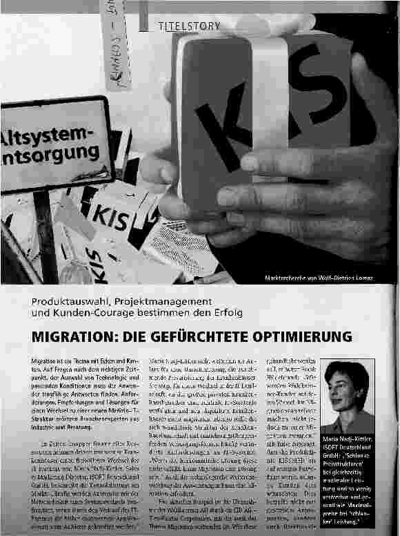 Vorschauseite 1: MIGRATION: DIE GEFÜRCHTETE OPTIMIERUNG
