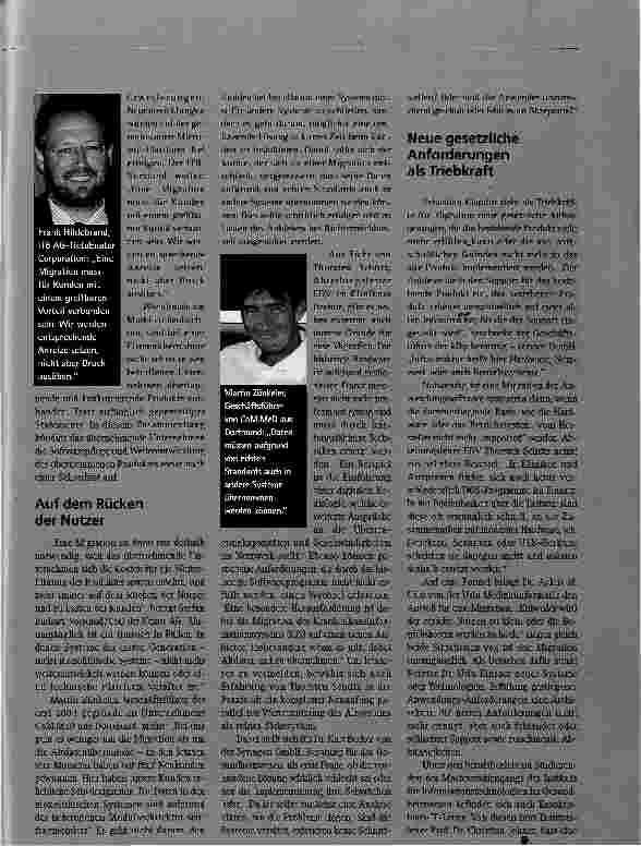 Vorschauseite 2: MIGRATION: DIE GEFÜRCHTETE OPTIMIERUNG