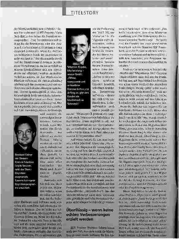 Vorschauseite 4: MIGRATION: DIE GEFÜRCHTETE OPTIMIERUNG