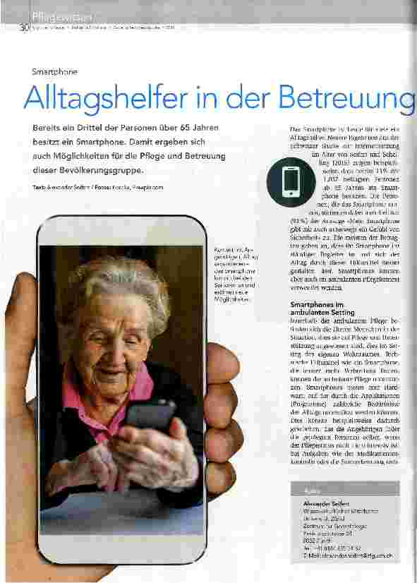 Vorschauseite 1: Alltagshelfer in der Betreuung