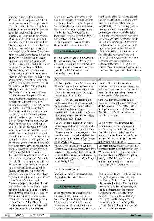 Vorschauseite 6: Entwicklung eines Instrumentes zur Feststellung des Kohärenzgefühls (nach Antonovsky)bei Patienten mit Rektumkarzinom