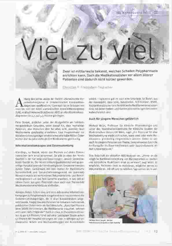 Vorschauseite 1: Viel zu viel