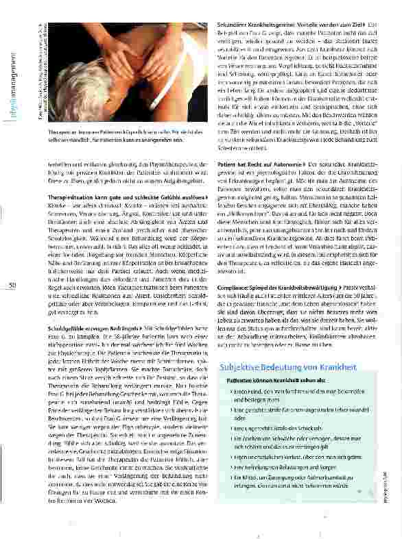 Vorschauseite 3: Umgang mit schwierigen Patienten Die Macht der Psyche