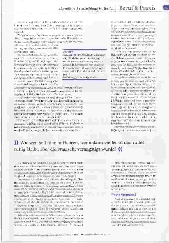 Vorschauseite 2: Zuwendung gegen Schock und Trauma