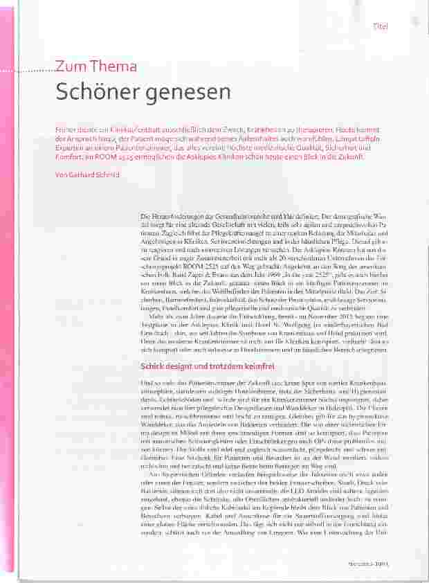 Vorschauseite 1: Schöner genesen