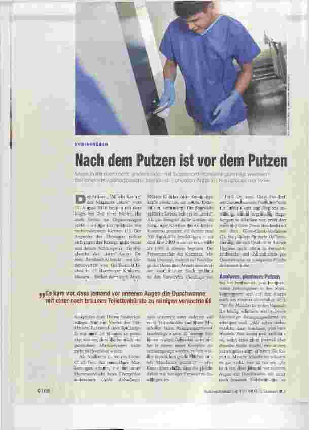 Vorschauseite 1: Nach dem Putzen ist vor dem Putzen