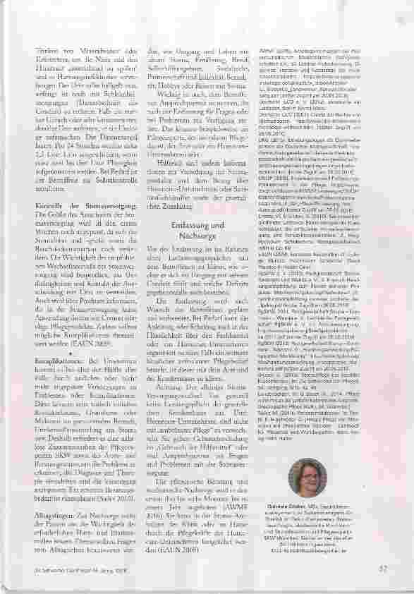 Vorschauseite 4: Wenn die Blase entfernt werden muss
