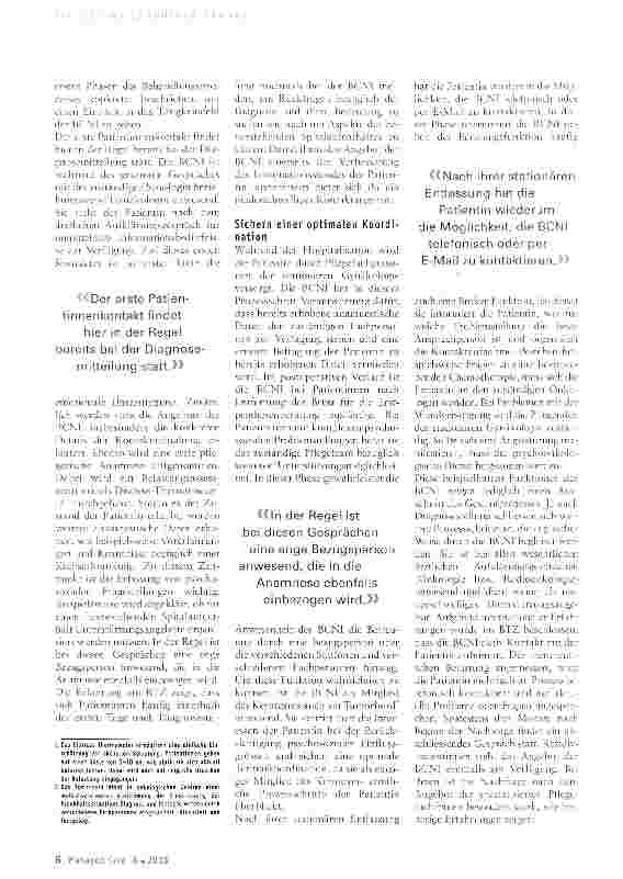 Vorschauseite 2: Die Breast und Cancer Care Nurse