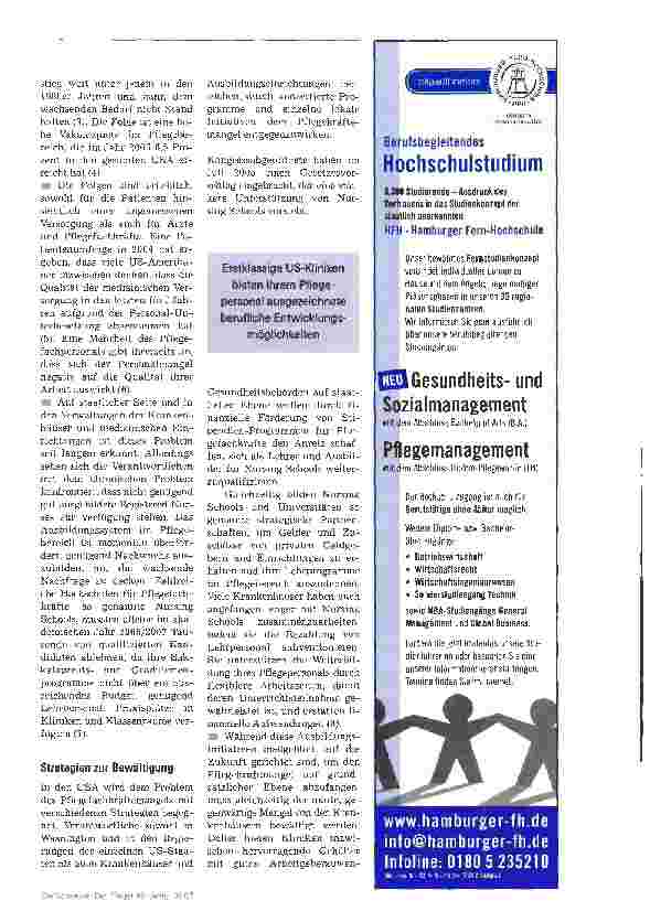 Vorschauseite 2: Karrierechance jenseits des Atlantiks