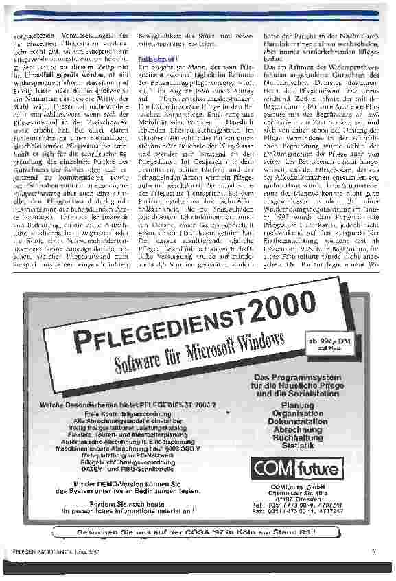Vorschauseite 2: Man braucht viel Zeit und gute Argumente Zum Widerspruchsverfahren im Rahmen der Pflegeversicherung