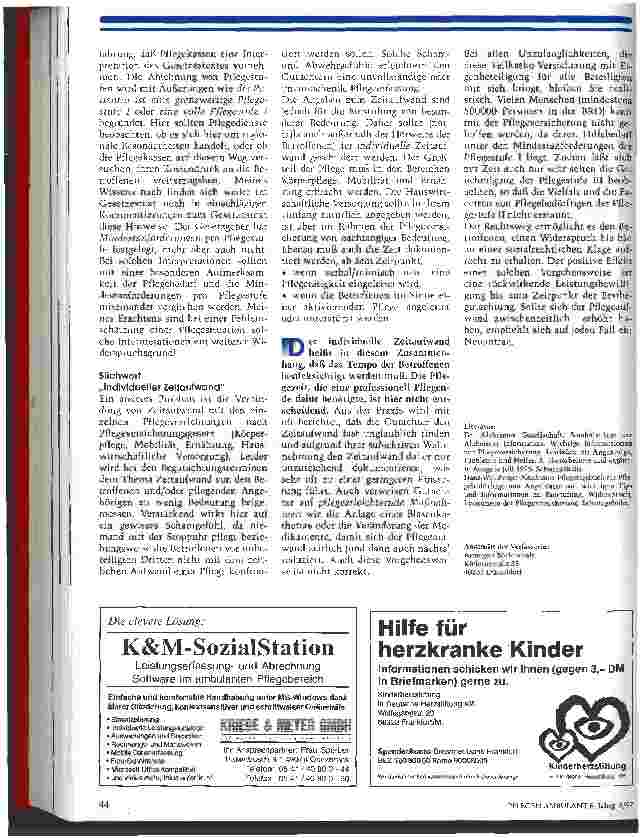 Vorschauseite 4: Man braucht viel Zeit und gute Argumente Zum Widerspruchsverfahren im Rahmen der Pflegeversicherung