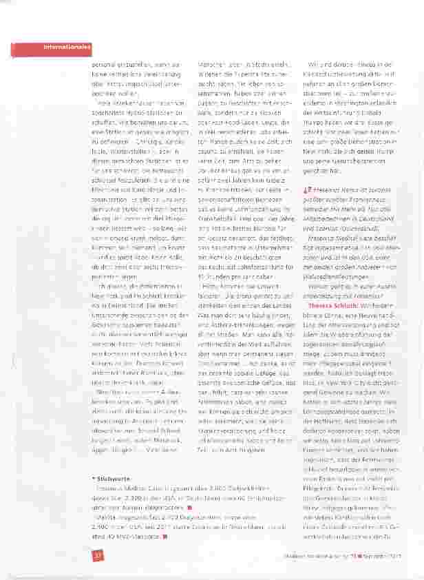 Vorschauseite 3: USA: Organizing, Personalbemessung und die Rolle von Fresenius