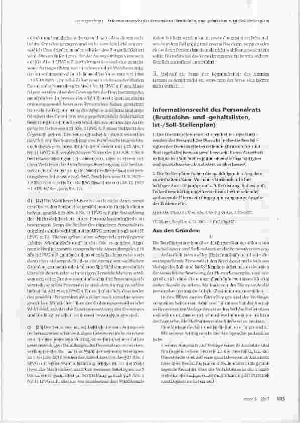 Vorschauseite 3: Befugnis zum Feststellungsantrag auf Nichtwählbarkeit