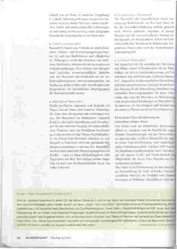 Vorschauseite 2: Green Care Wo Menschen aufblühen