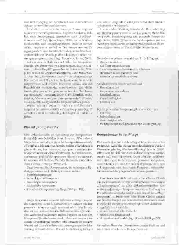 Vorschauseite 2: Mythos „Kompetenz“ Versuch einer Klärung