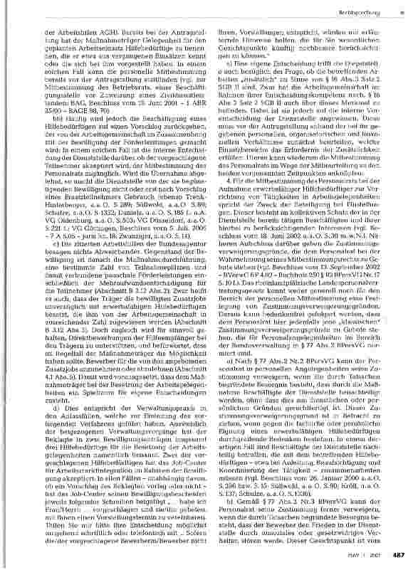 Vorschauseite 5: Mitbestimmung bei 1-€-Jobs
