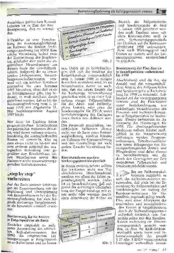 Vorschauseite 2: Kostenausgliederung als Erfolgspotential nutzen