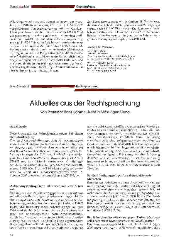 Vorschauseite 2: Was ist für Krankenhäuser und Pflegeeinrichtungen an wichtigen Gesetzesänderungen zum 1. Juli zu erwarten?
