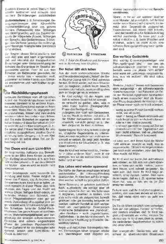 Vorschauseite 2: Ein schwerer Unfall - wie kann es weitergehen? Medizinische Informationen für Eltern (Teil 1)