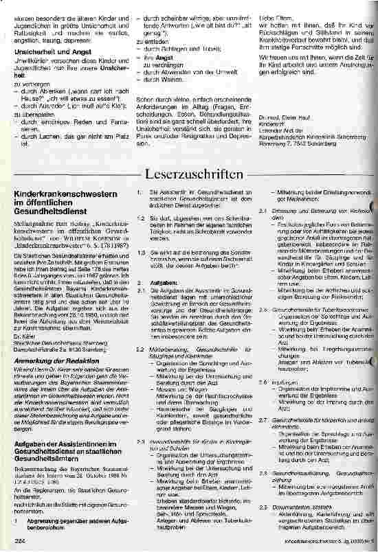 Vorschauseite 3: Ein schwerer Unfall - wie kann es weitergehen? Medizinische Informationen für Eltern (Teil 1)