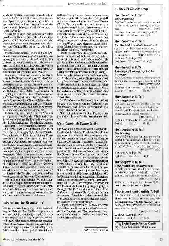 Vorschauseite 2: Schön, erschreckend normal und weit entfernt von allen Utopien ... Bestandsaufnahme einer Frauenärztin