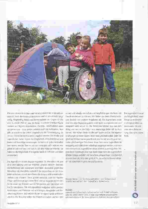Vorschauseite 2: Die Jugendfarm Schwarzach