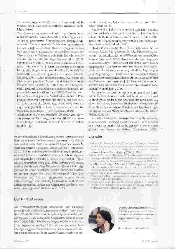 Vorschauseite 3: Die stille Sprache der Angst: Aggression