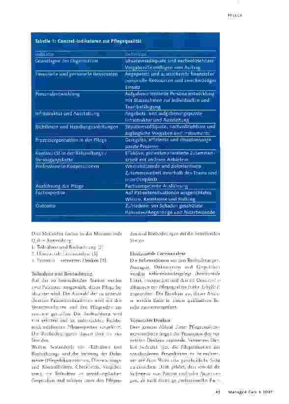 Vorschauseite 2: Qualitätssicherung in der Pflege