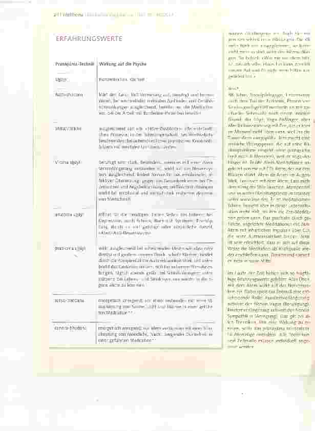 Vorschauseite 3: Heilender Atem. Von der Wirkung des pränäyäma auf die Psyche