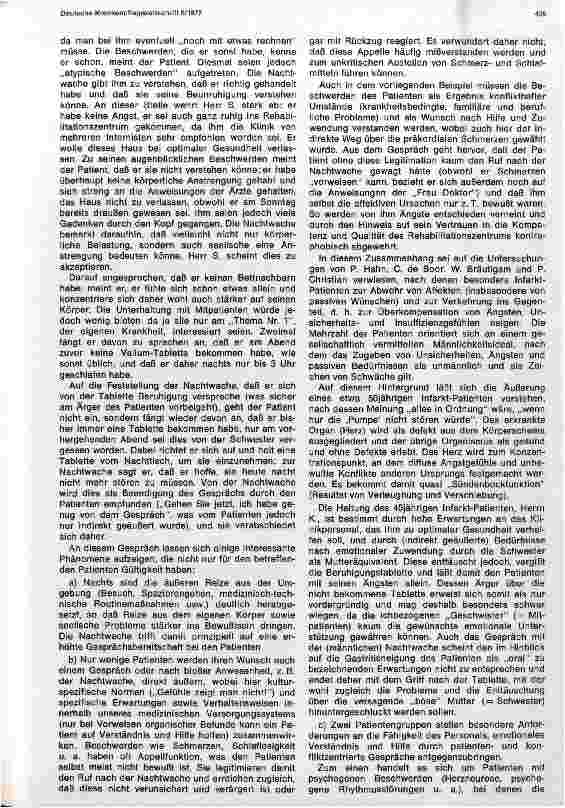 Vorschauseite 3: Emotionale Probleme in der Beziehung zwischen Krankenschwester/ -pfleger und Herz-Kreislauf-Patienten