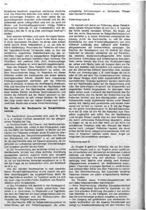 Vorschauseite 4: Emotionale Probleme in der Beziehung zwischen Krankenschwester/ -pfleger und Herz-Kreislauf-Patienten