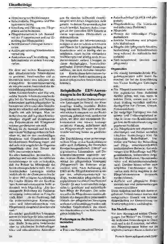 Vorschauseite 4: Informationsund Kommunikationstechnologien in der Krankenpflege Argumentationsund Entscheidungshilfen für ihre Nutzung