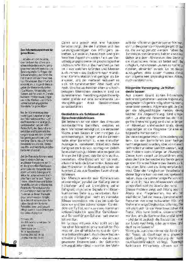Vorschauseite 2: Hören und Verstehen sind zwei Dinge