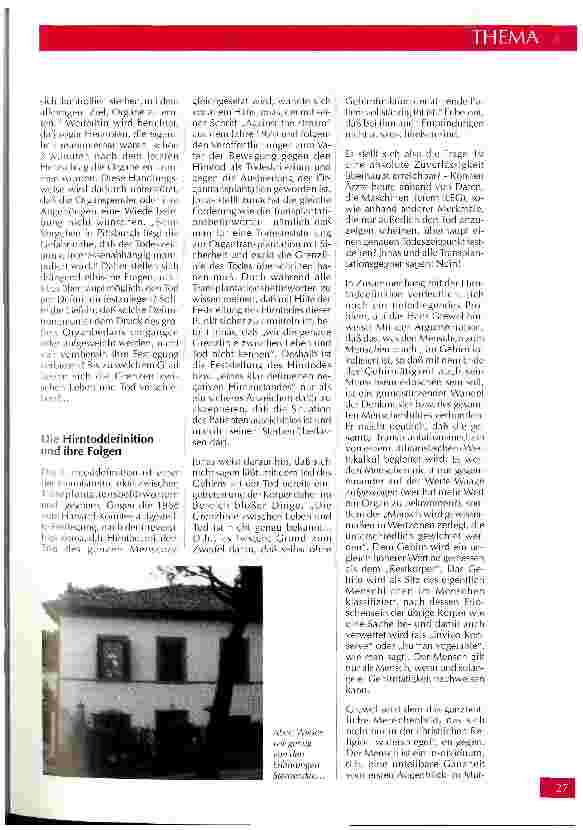 Vorschauseite 6: Organtransplantation Ist der Mensch ein Puzzle?