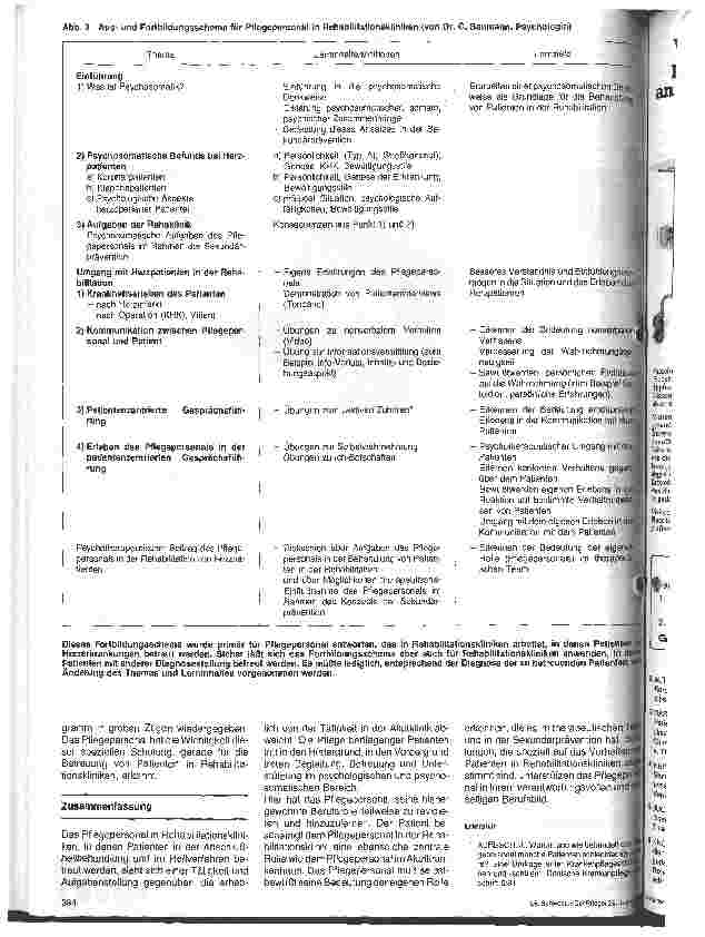 Vorschauseite 5: Stellenwert des Pflegepersonals in der Rehabilitationsklinik - aus der Sicht des Patienten // Eine Standortbestimmung