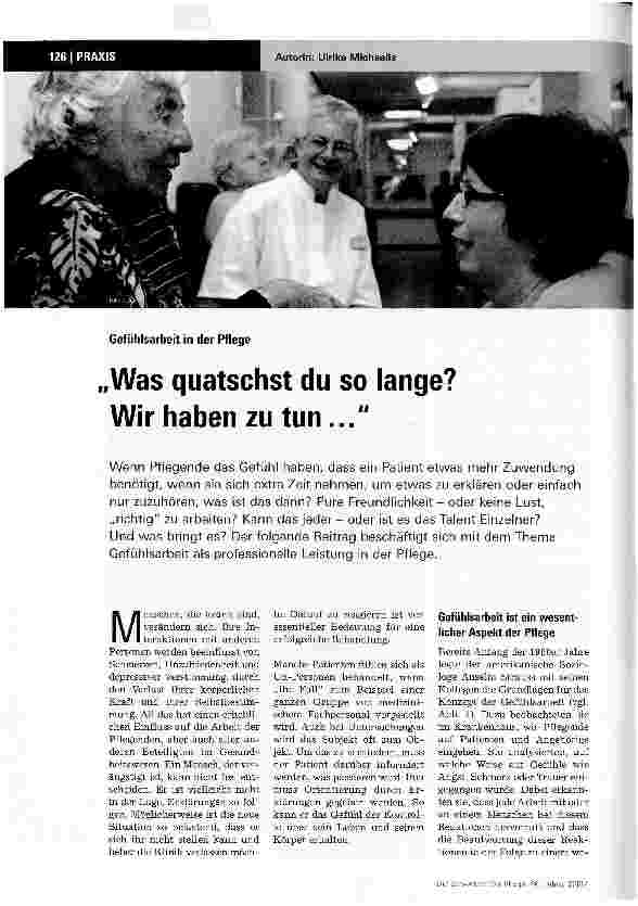 Vorschauseite 1: Was quatschst du so lange? Wir haben zu tun. ..